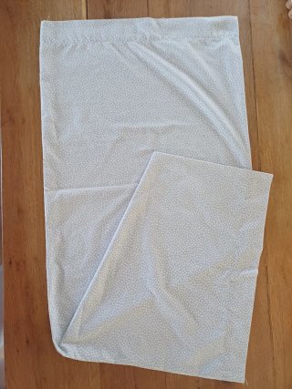 Juego Sábanas Cama 135 Gris Lunares