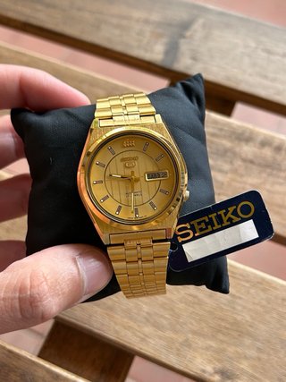 Reloj Seiko 5 Vintage Dorado Cal. 7009