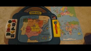 Juguete educativo Nuestro Mundo mapa interactivo