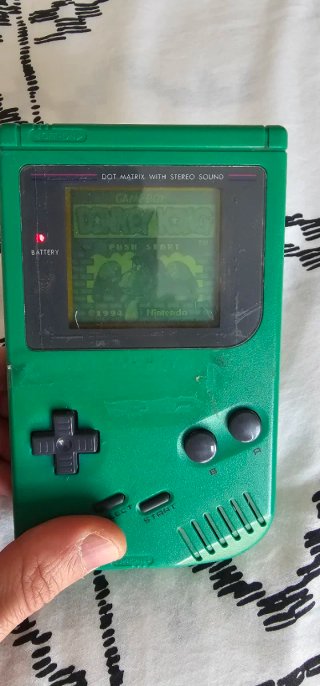 Nintendo Game Boy Color Morado y Verde + Manual