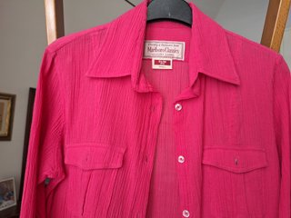 Camicia Marlboro Classics donna fuxia leggera