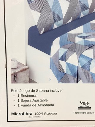 Juego Sábanas Microfibra 3 Piezas