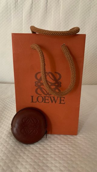 Monedero LOEWE cuero marrón