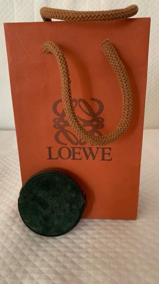Monedero LOEWE cuero marrón