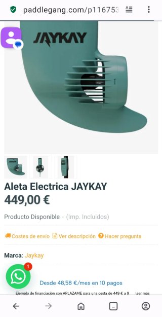 Nuevo Motor Eléctrico Kayak Paddle Surf JayKy