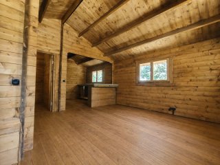 Casa de madera 35m2 (cabaña, prefabricada, tiny )