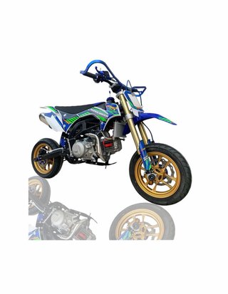Pitbike Super Racer R 190cc Azul/Dorado