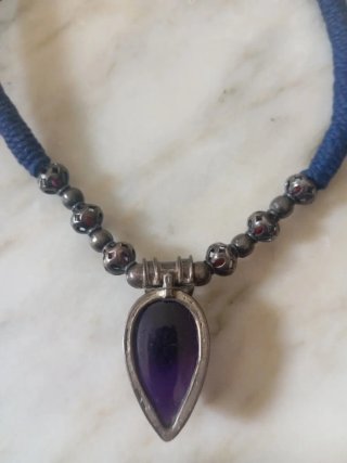 Collar antiguo plata ley