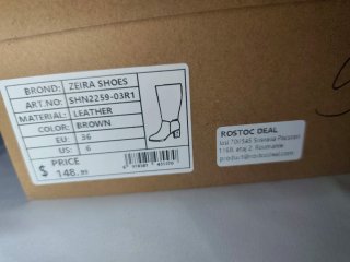 Botas de Ante Marrones Zeira Talla 38