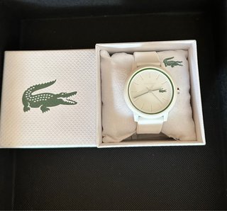 Orologio Lacoste Bianco Argento