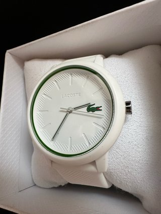 Orologio Lacoste Bianco Argento