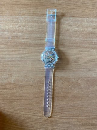 Reloj Swatch Skeleton Transparente