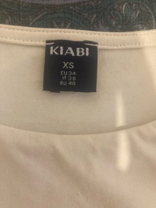 Body Kiabi Blanco Talla S