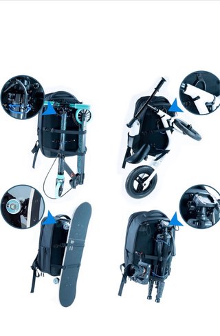 Mochila Zanko Skate Negra