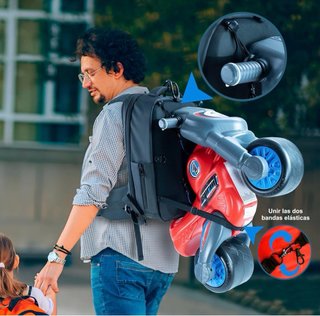 Mochila Zanko Skate Negra