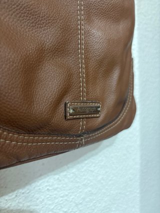 Bandolera de cuero marrón