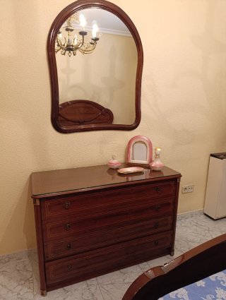 Dormitorio completo madera