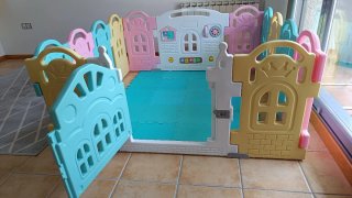 Parque infantil modular grande + colchoneta puzzle