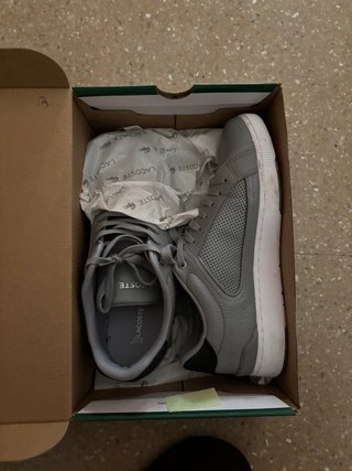 Zapatos Lacoste Grises y Negros