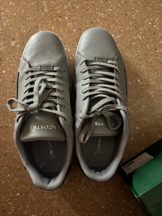 Zapatos Lacoste Grises y Negros