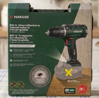 Taladro Atornillador Parkside 20V Nuevo