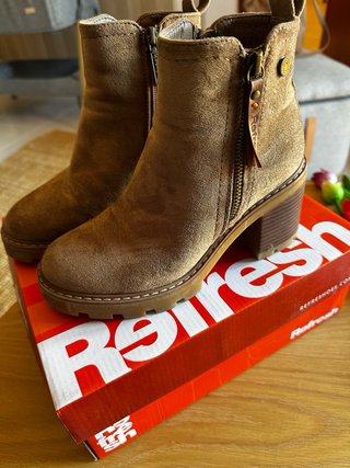 Botines Refresh Taupe Talla 35