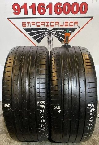255 35 21 W PIRELLI RUEDA AL 90% DE VIDA UTIL
