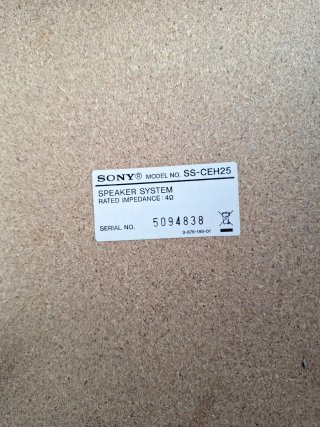Altavoces Sony Minicadena