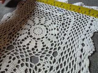 Paños crochet hechos a mano2 de mesita de cada y+