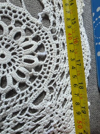Paños crochet hechos a mano2 de mesita de cada y+