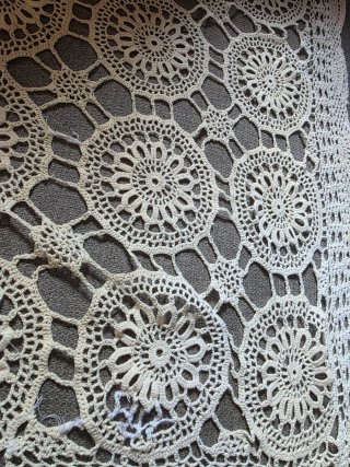 Paños crochet hechos a mano2 de mesita de cada y+