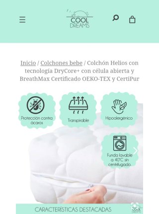 Colchón Cuna Colecho 120x60