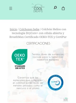 Colchón Cuna Colecho 120x60