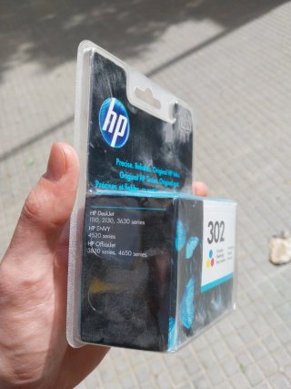 Cartucho Tinta HP 302 Tricolor