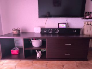 Mesa TV Wengue 1.80m x 60cm x 50cm