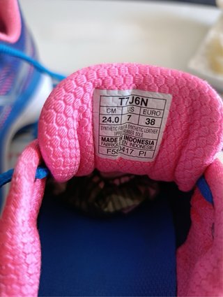Scarpe running Asics T7J6N blu/rosa