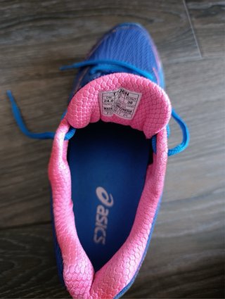 Scarpe running Asics T7J6N blu/rosa