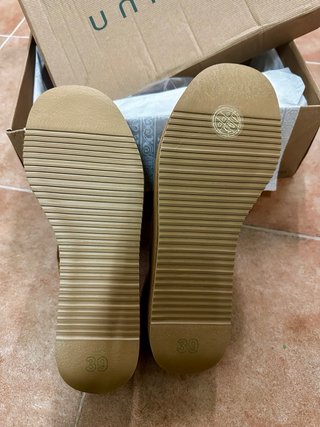 Sandalias Unisa Marrones Piel
