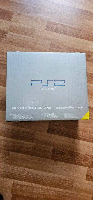 PlayStation 2 Argento Edizione Silver Prestige+3giochi