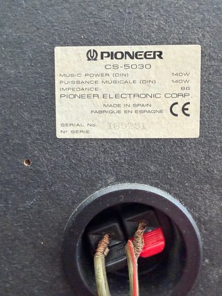 Altavoces Pioneer CS-5030 HIFI