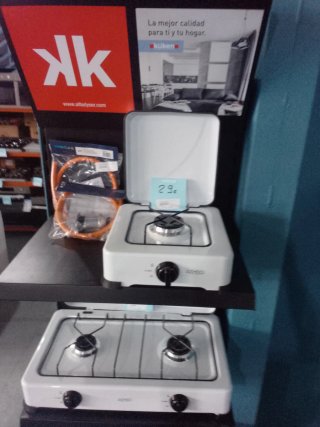 Cocina de gas desde