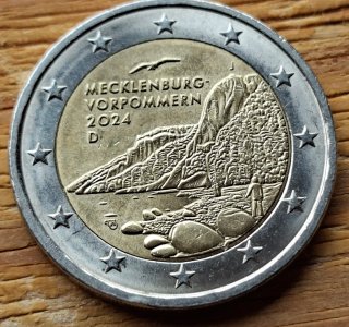 Moneda 2€ Mecklenburg-Vorpommern 2024 J
