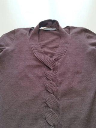 Maglioncino lana Alberta Ferretti marrone