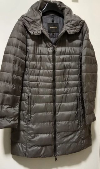 Parka Massimo Dutti Gris Talla XL