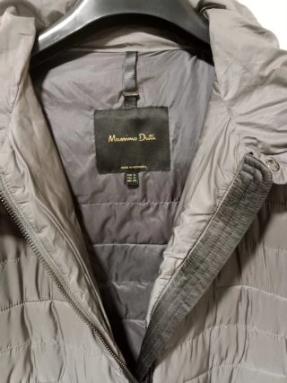Parka Massimo Dutti Gris Talla XL