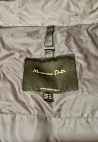 Parka Massimo Dutti Gris Talla XL