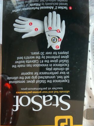 Guante de Golf FJ StaSof Talla M Hombre