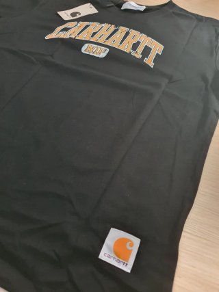 T-shirt Carhartt Nera con Logo