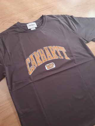 T-shirt Carhartt Grigia con Logo