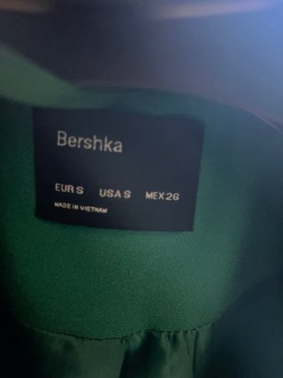 Blazer verde Bershka